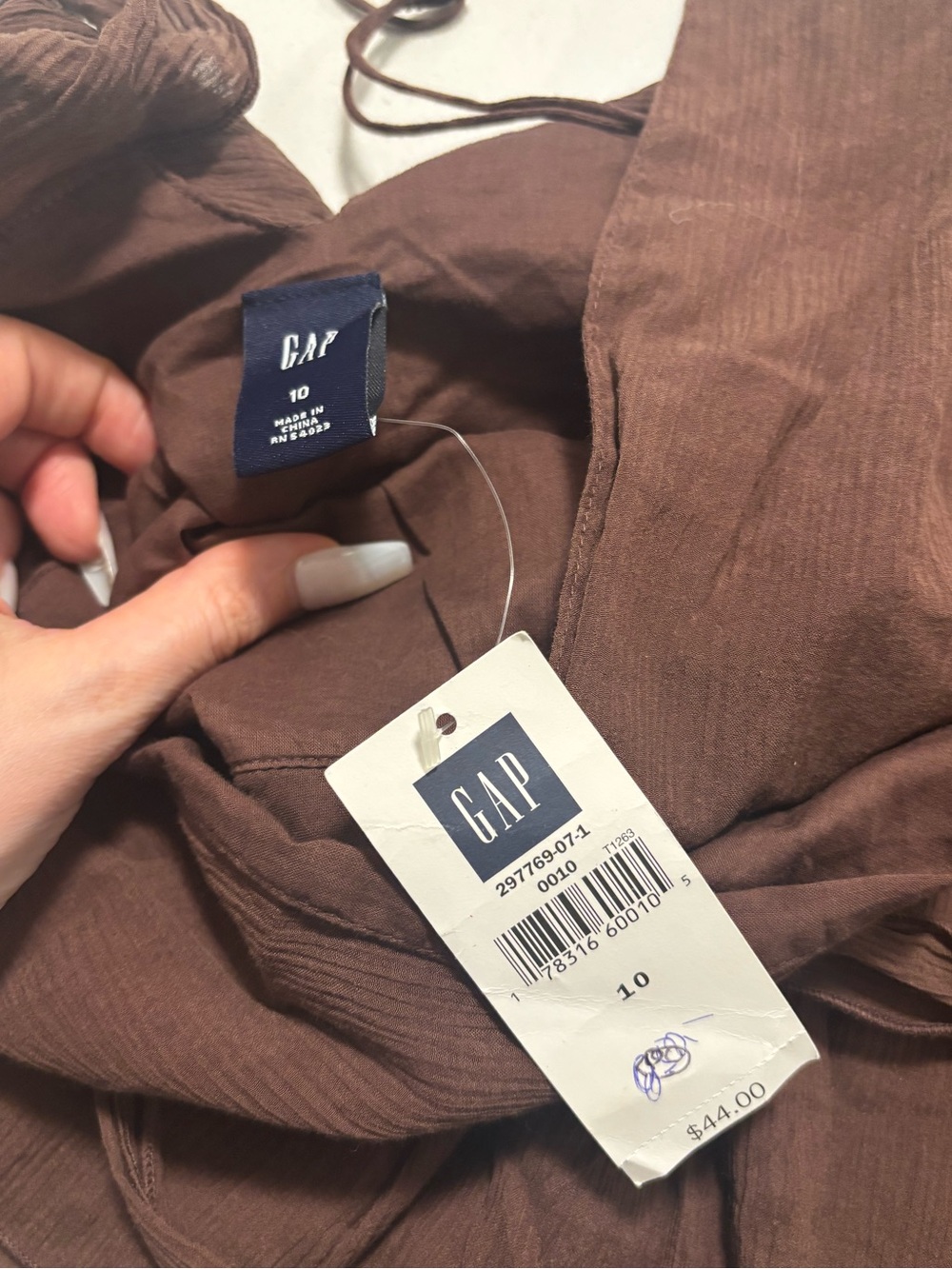 NWT VINTAGE GAP Deadstock Cami Wrap Top - Summer '05 Archive - Picture 8 of 9